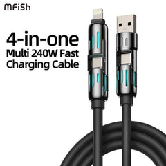 4 - in - 1 Multi USB Charging Cable - Zambeel