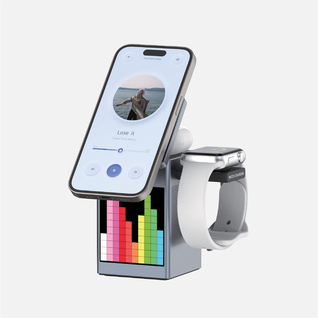 Bluetooth Speaker with Wireless Charger © - Zambeel