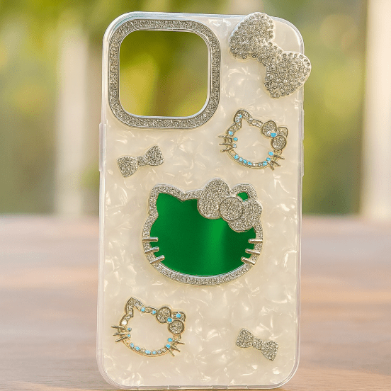 Luxury Bling Kitty Crystal iPhone Case - Zambeel