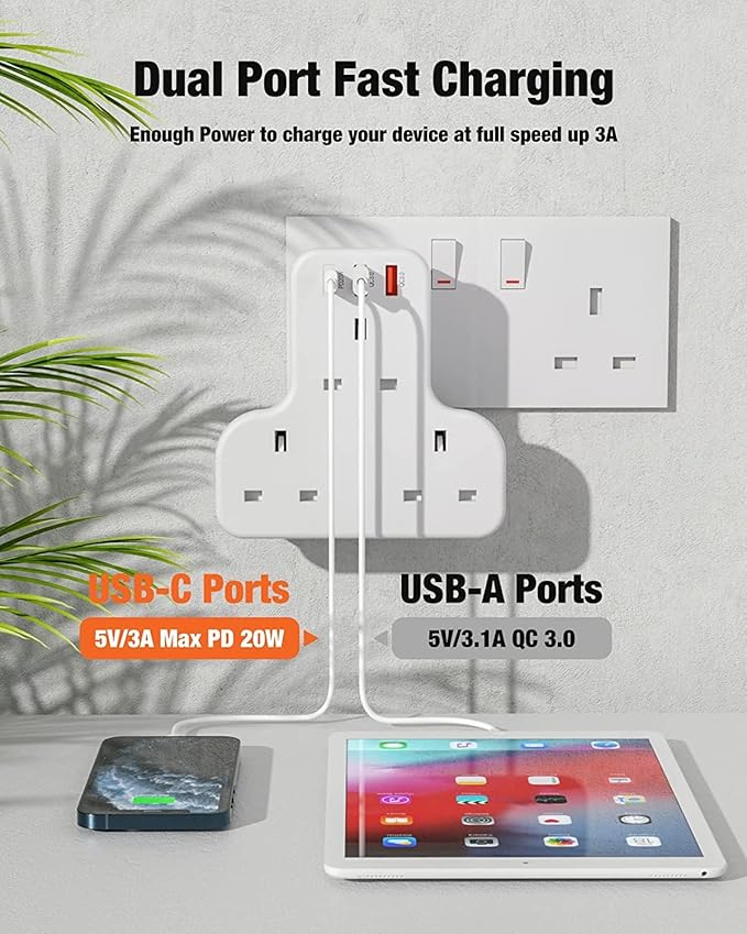 3 Way Plug Extension - Zambeel