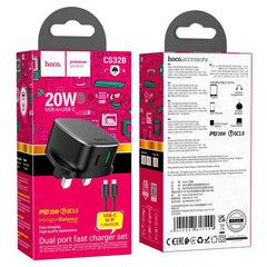 Hoco - Dual Charger Set (CS32B) - Zambeel
