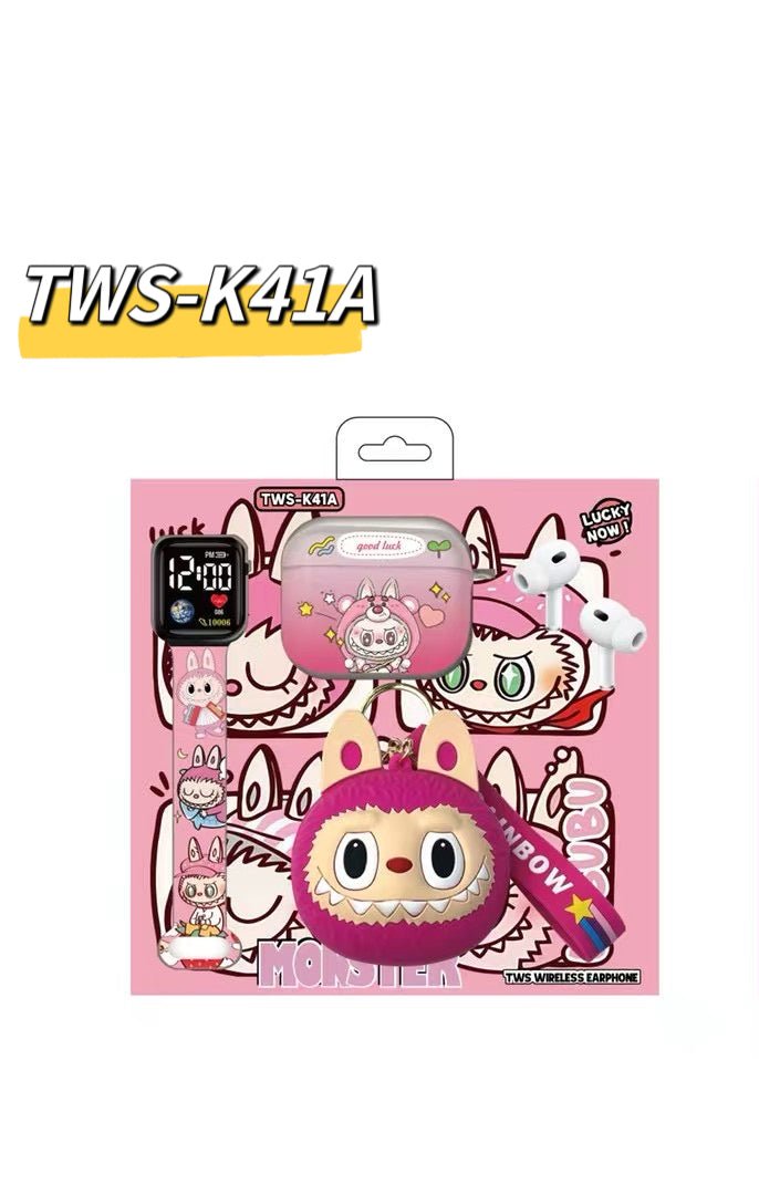 Labubu - Wireless Earbuds Gift Set - Zambeel