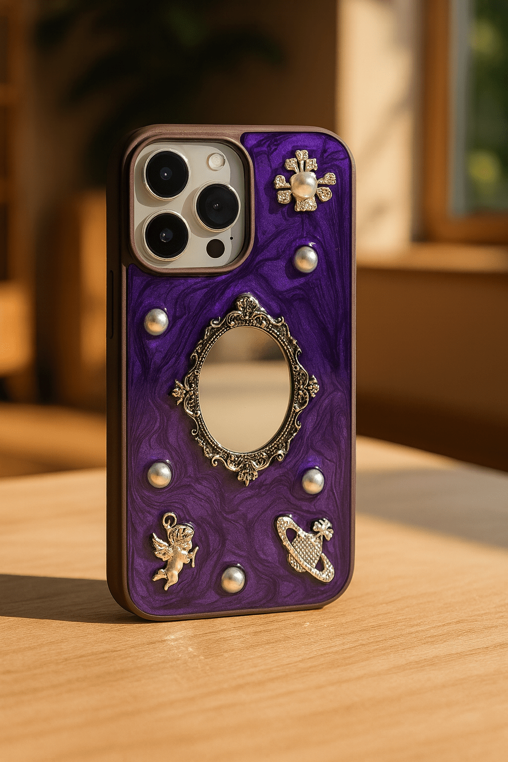 Luxury Retro Mirror iPhone Case - Zambeel