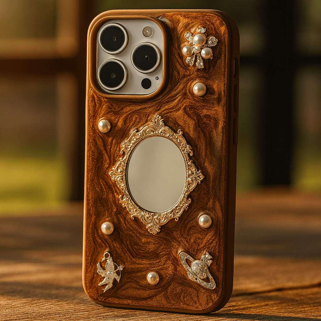 Luxury Retro Mirror iPhone Case - Zambeel