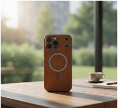 Vintage Leather MagSafe Case for iPhone - Zambeel